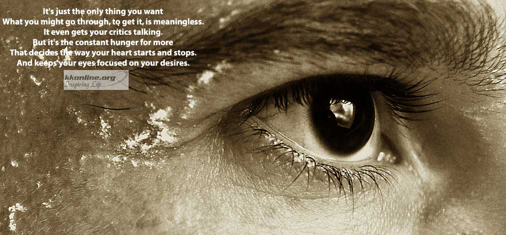 Hunger for more