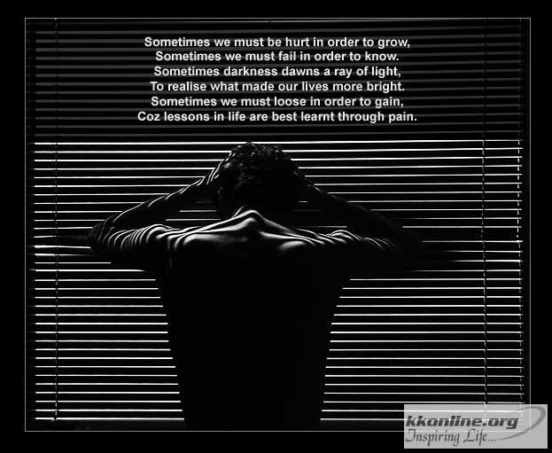 Sometimes hurt