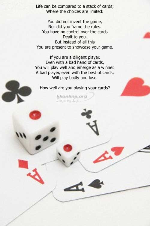 Stack of cards