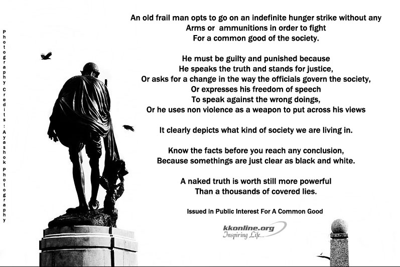 Standing tall against corruption