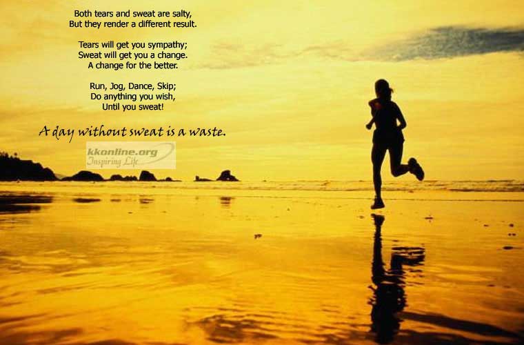 Sweat and tear