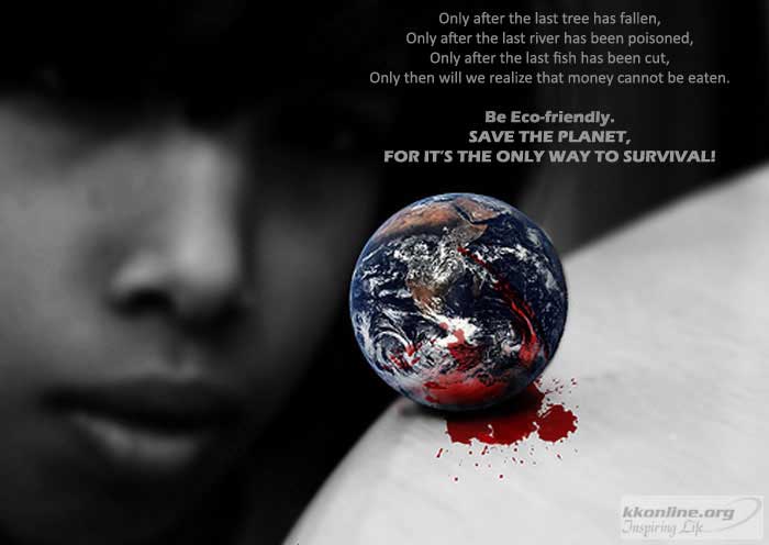 The bleeding planet