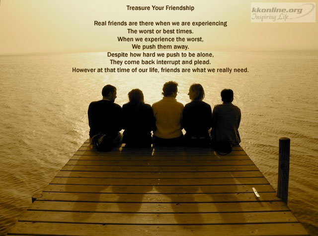 Treasure friendship