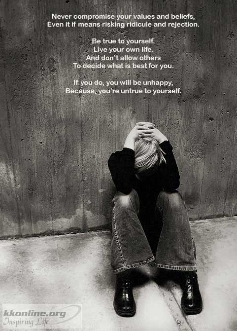Untrue to yourself