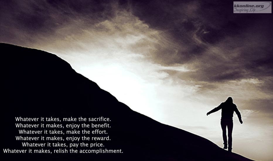 Whatever it makes